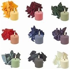 رقائق تلوين الشمع