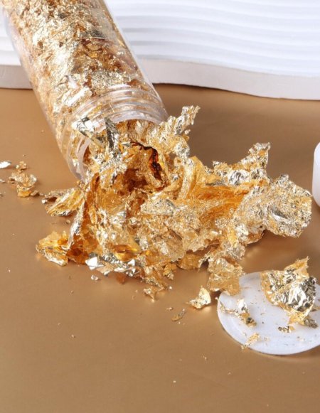 علب ورق ذهب مقطع