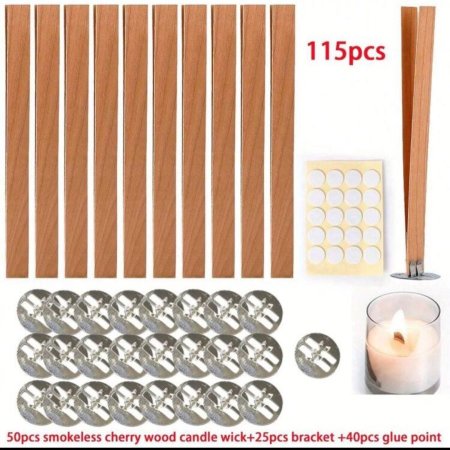 طقم فتيل خشب 115 قطعة
