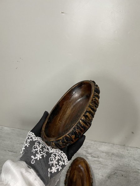 وعاء كونكريت شكل خشبي لصب الشمع 15 سم