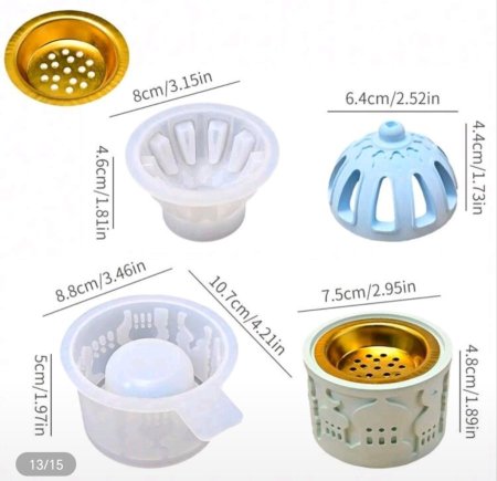 قالب مبخرة مع غطاية