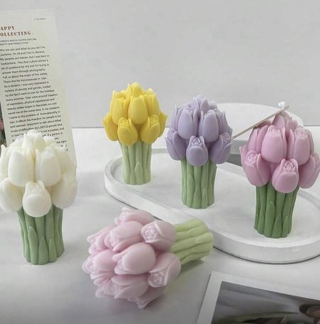 قالب باقة التوليب